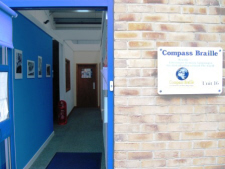 Compass Braille Entrance